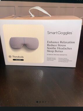 Therabody SmartGoggles In Light Gray Brand New In Box